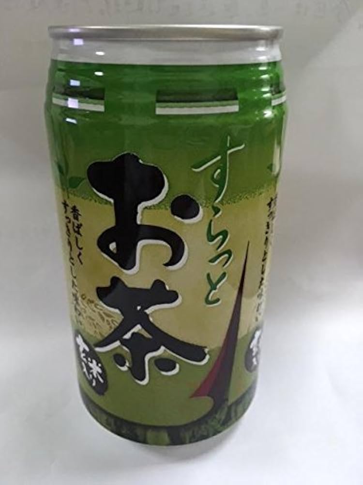 Amazon.co.jp: すらっとお茶 玄米入り 沖縄産 340g缶×24缶